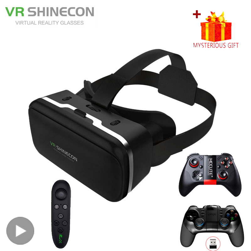 Vr Headset Pc - Shinecon VR-bril 3D Virtual Reality-headsetapparaten Viar-helmbrillenzen