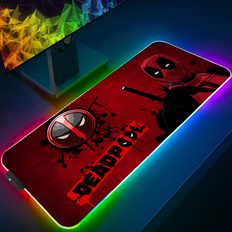 Pc Gaming Lounge - LED-muismat Gaming Backlight Lock Edge Anime-accessoires