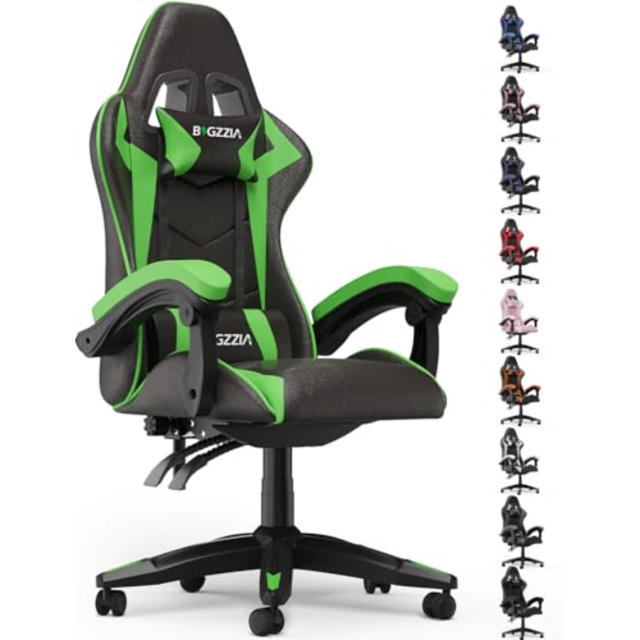 Gaming Chair - Ergonomische gamingstoel met lumbaire ondersteuning voor