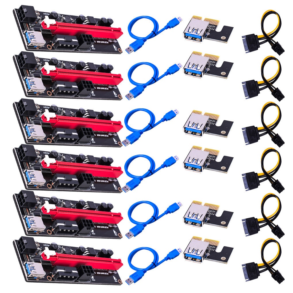 Pcie Riser Cable - 10 stuks VER009S USB 3.0 PCI-E