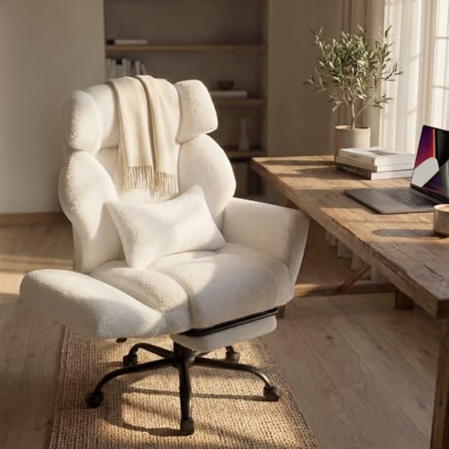 Gaming Chair Lumbar Pillow - Bureaustoel met opklapbare armleuningen, grote en