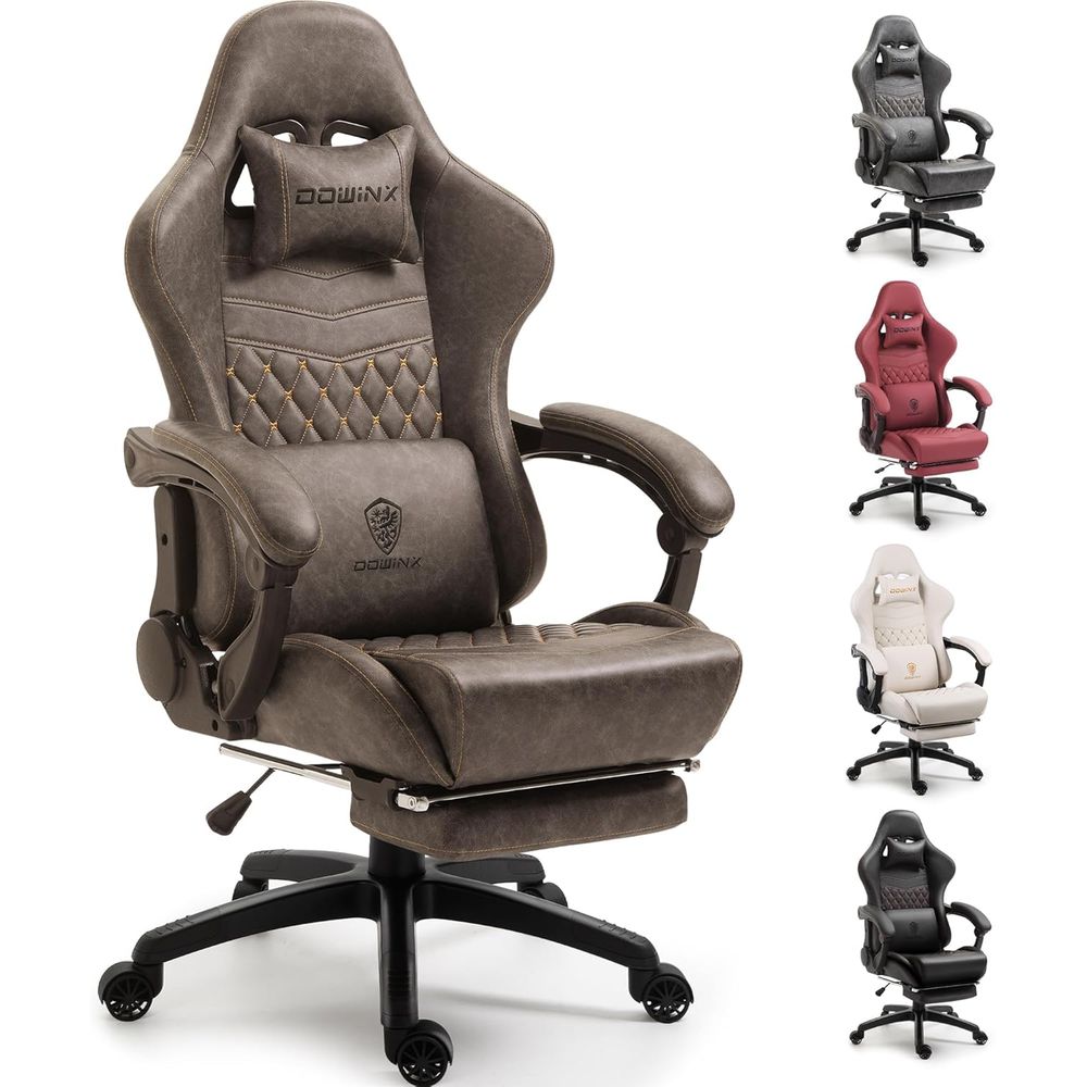 Gaming Chair - Grote & hoge vintage gamingstoel voor