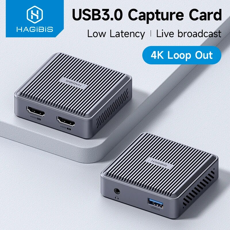 Pc Gaming Game - Hagibis 4K Hdmi-Compatibele Video-Opnamekaart Loop Uit