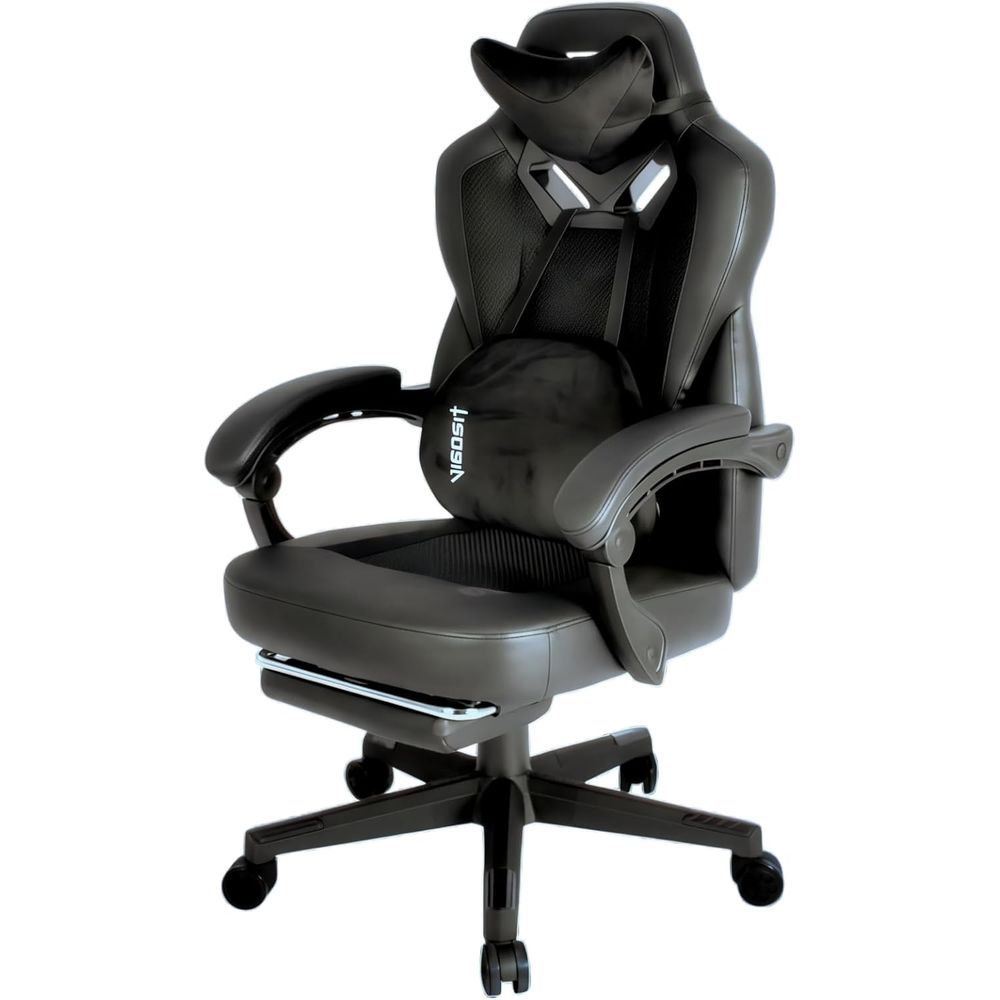Gaming Chair - Ergonomische verstelbare bureaustoel met voetsteun en