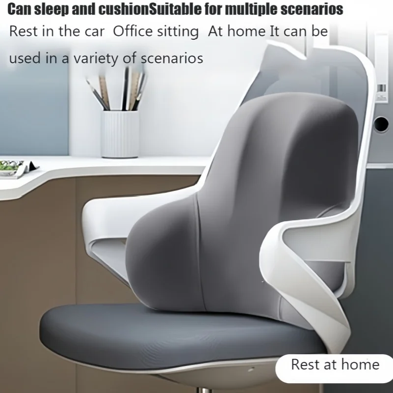 Gaming Chair Lumbar Pillow - 1 stuk Memory Foam Lumbale Rugkussen