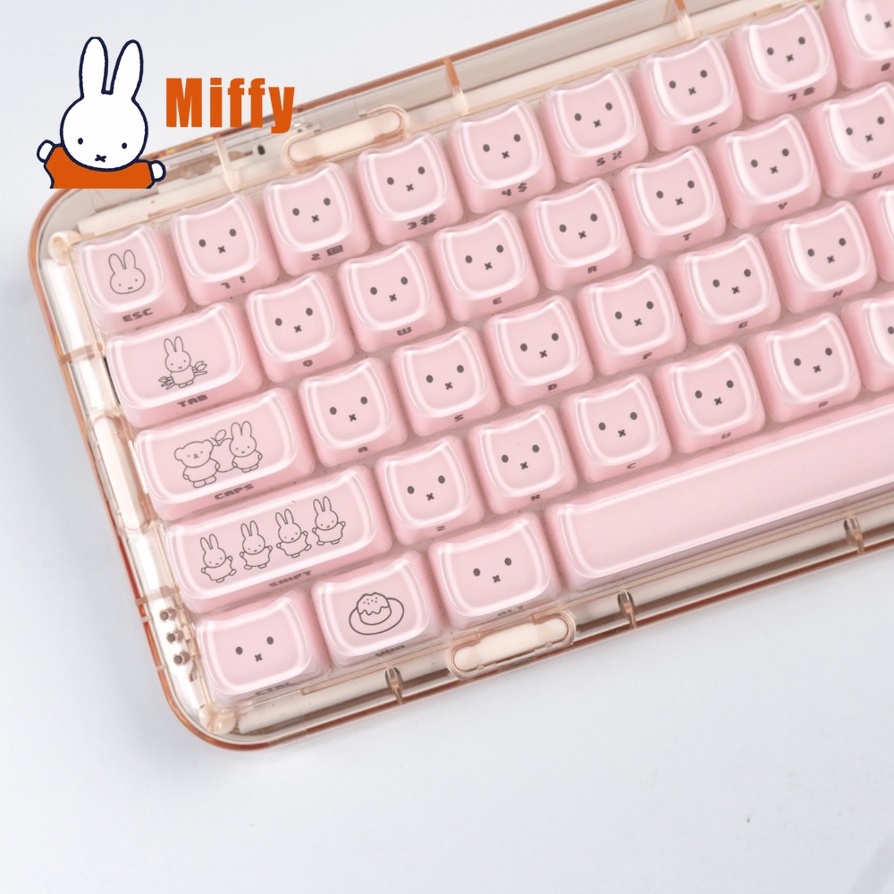 Kawaii Miffy Keycaps Schattig  - Pc Gaming Lounge recensie en prijs
