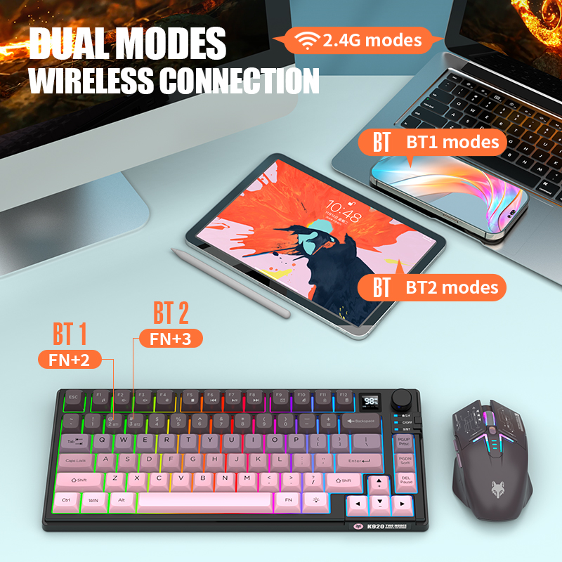 Dual-Mode 2.4G Bluetooth Draad - Pc Gaming Set recensie en prijs