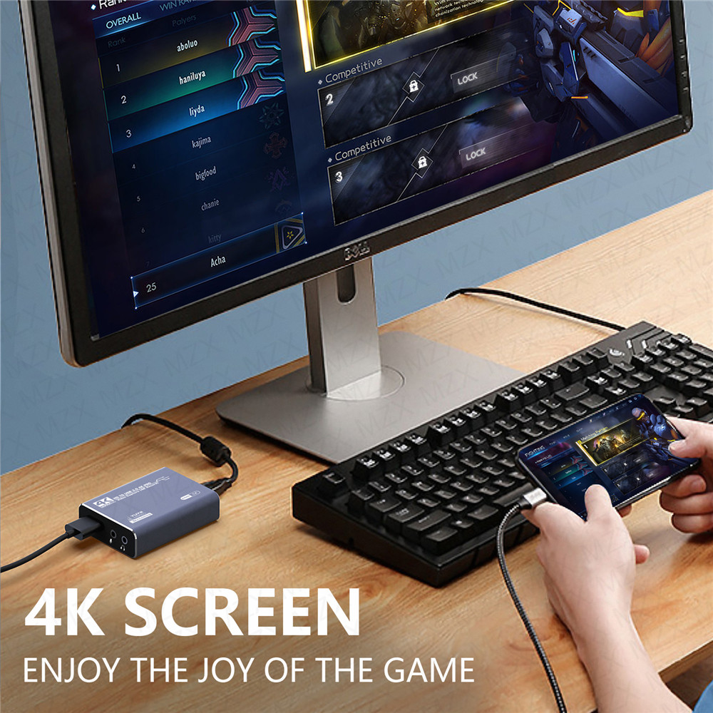 Mzx 4K Video Capture Kaart Boa - Pc Gaming Game recensie en prijs