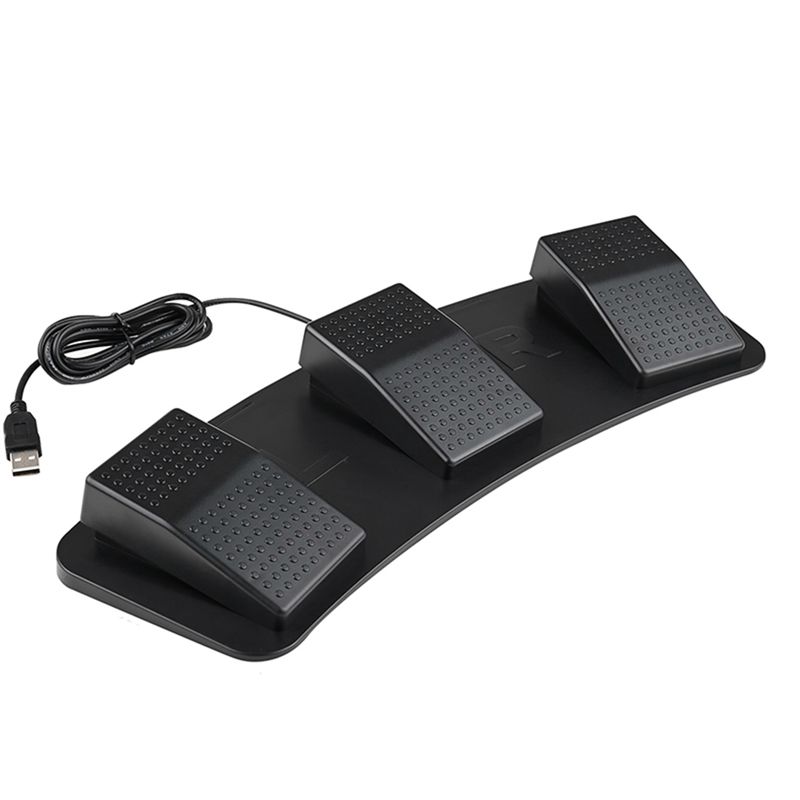 AT82-USB Drievoudige Voetschak - Usb Foot Pedal Gaming recensie en prijs