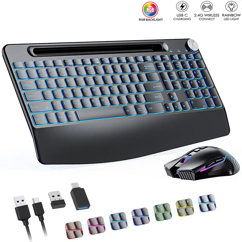 2.4G&Type-C draadloze toetsenb - Pc Gaming Set recensie en prijs
