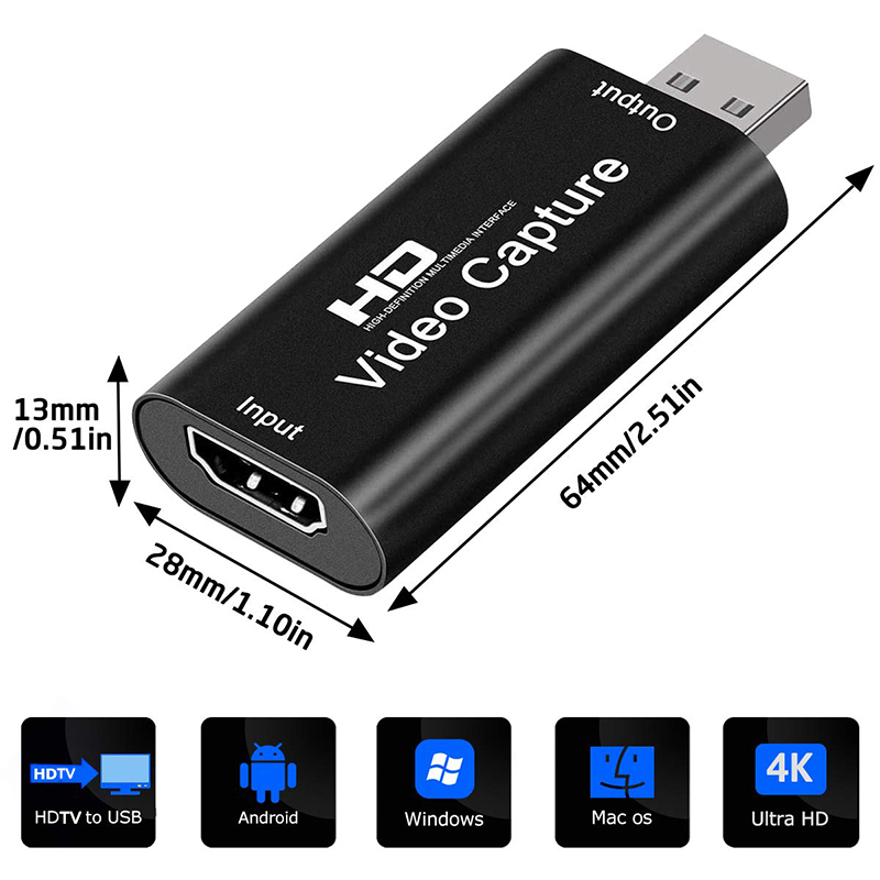 USB 2.0 Video Capture Card HD  - Pc Gaming Game recensie en prijs