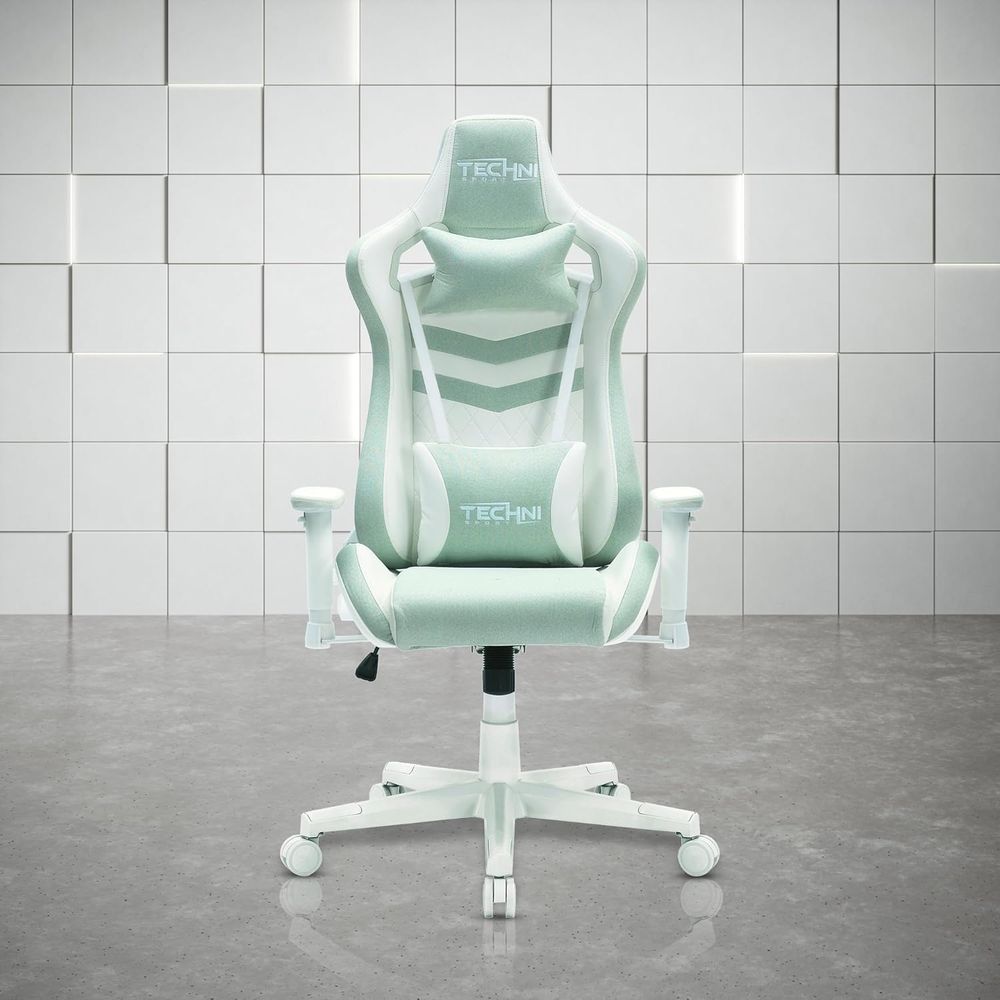 Pastelgroene gamingstoel van m - Gaming Chair recensie en prijs