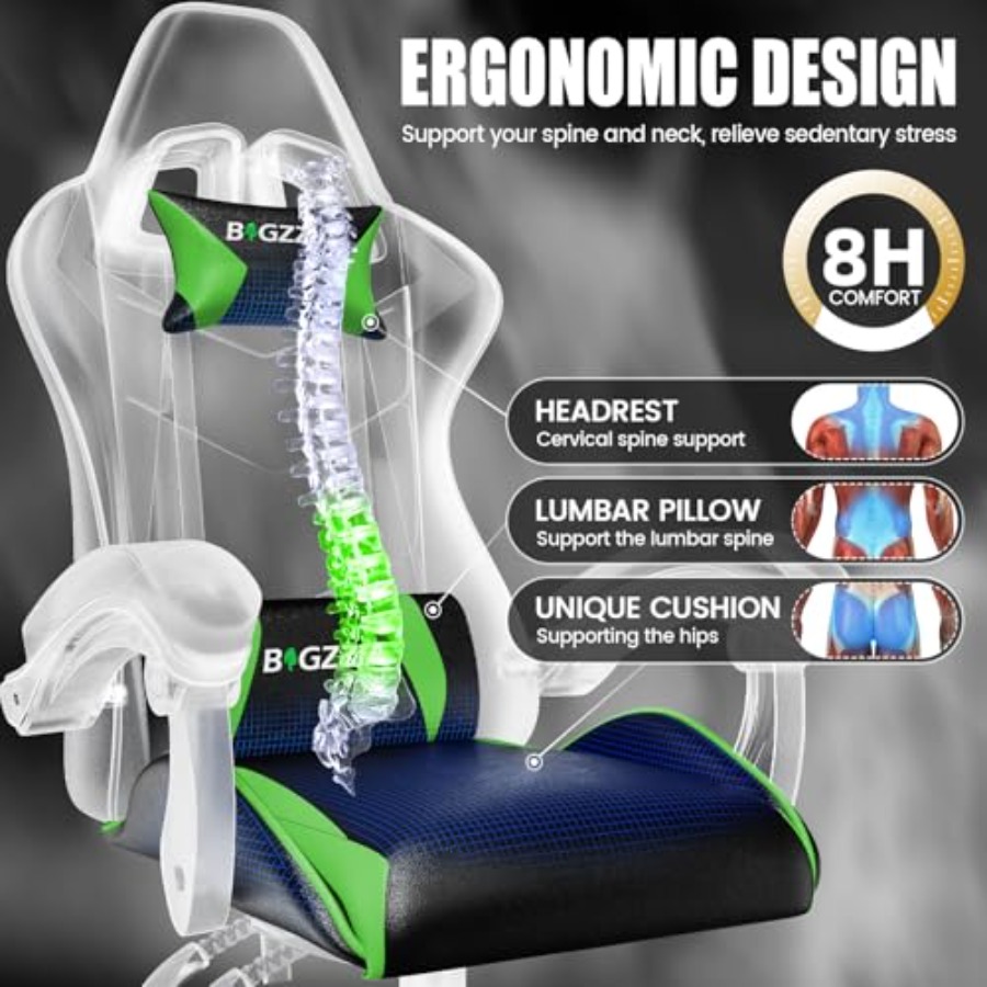 Ergonomische gamingstoel met l - Gaming Chair recensie en prijs