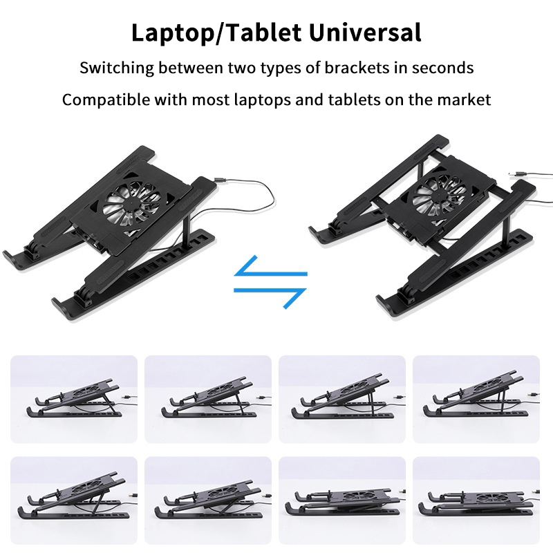 Opvouwbare laptopkoelstandaard - Laptop Cooling Pad recensie en prijs