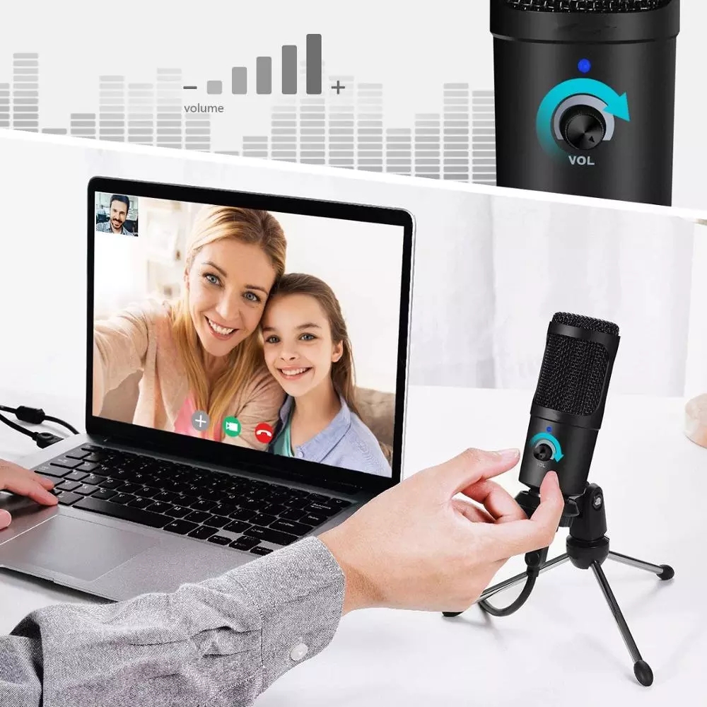 USB-condensatormicrofoon Opnam - Pc Gaming Youtube recensie en prijs