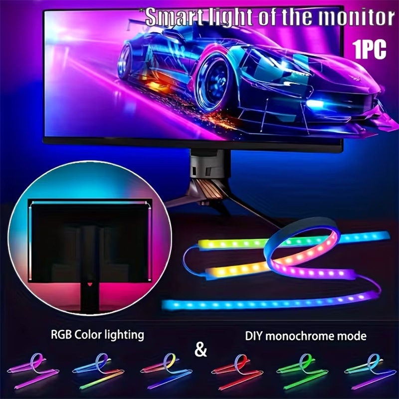 RGB Gaming Lights Strip Monito - Pc Gaming Game recensie en prijs