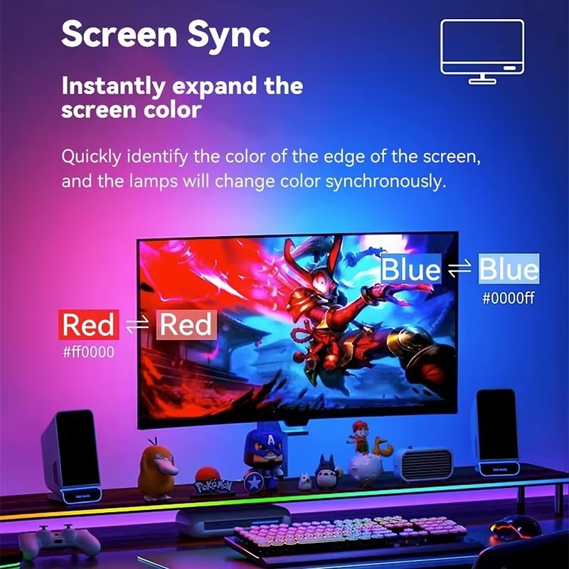 RGB Gaming Lights Strip Monito - Pc Gaming Game recensie en prijs