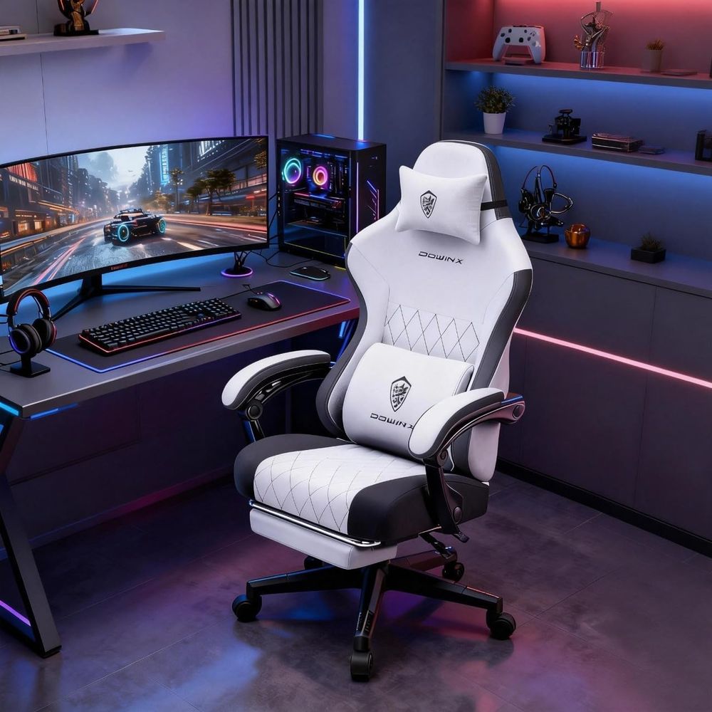 Gamingstoel met veerkussen, ma - Gaming Chair Lumbar Pillow recensie en prijs