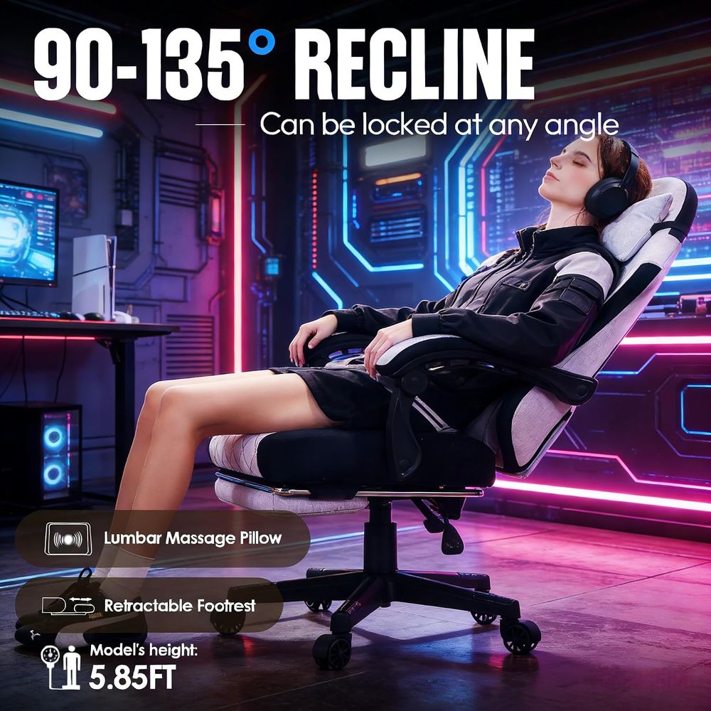 Gamingstoel met veerkussen, ma - Gaming Chair Lumbar Pillow recensie en prijs