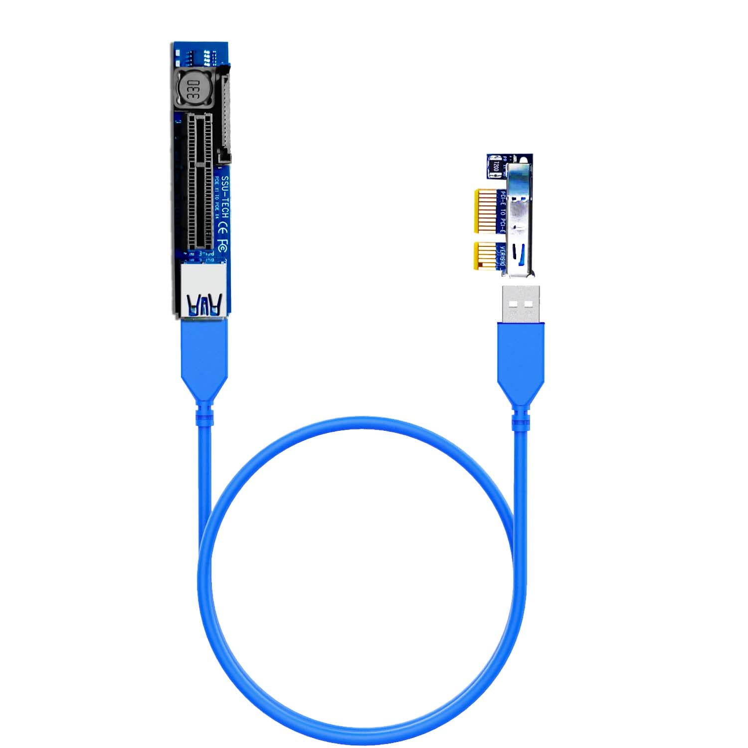 PCIe 3.0 X1 naar X4 Riser-kabe - Pcie Riser Cable recensie en prijs