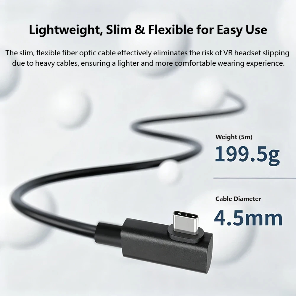 5m VR Link Fiber Optische Kabe - Vr Headset Pc recensie en prijs