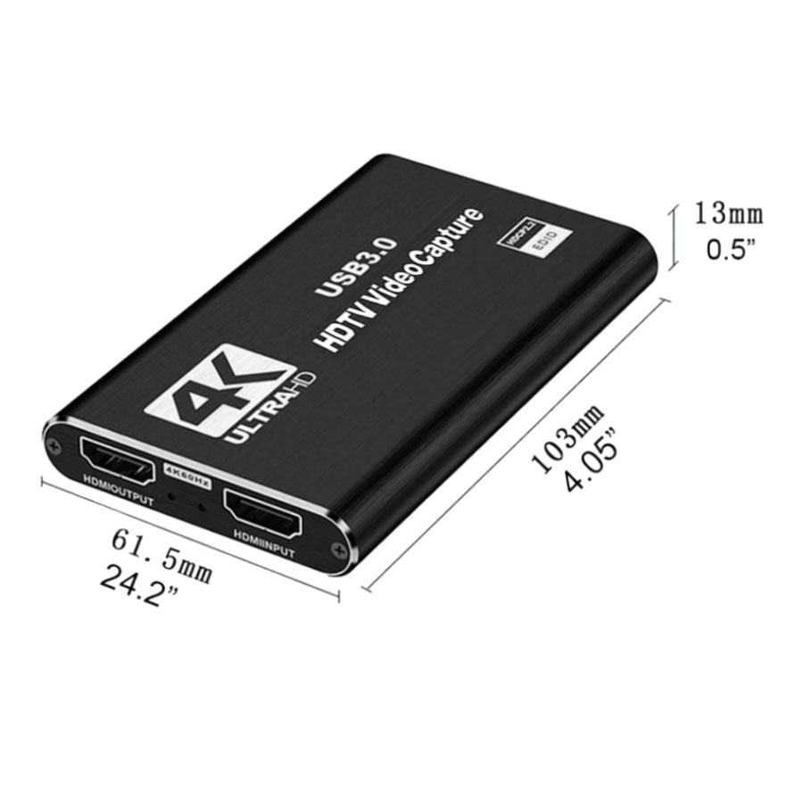 4K USB 3.0 Video Capture Card  - Pc Gaming Game recensie en prijs
