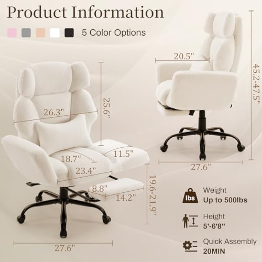 Bureaustoel met opklapbare arm - Gaming Chair Lumbar Pillow recensie en prijs