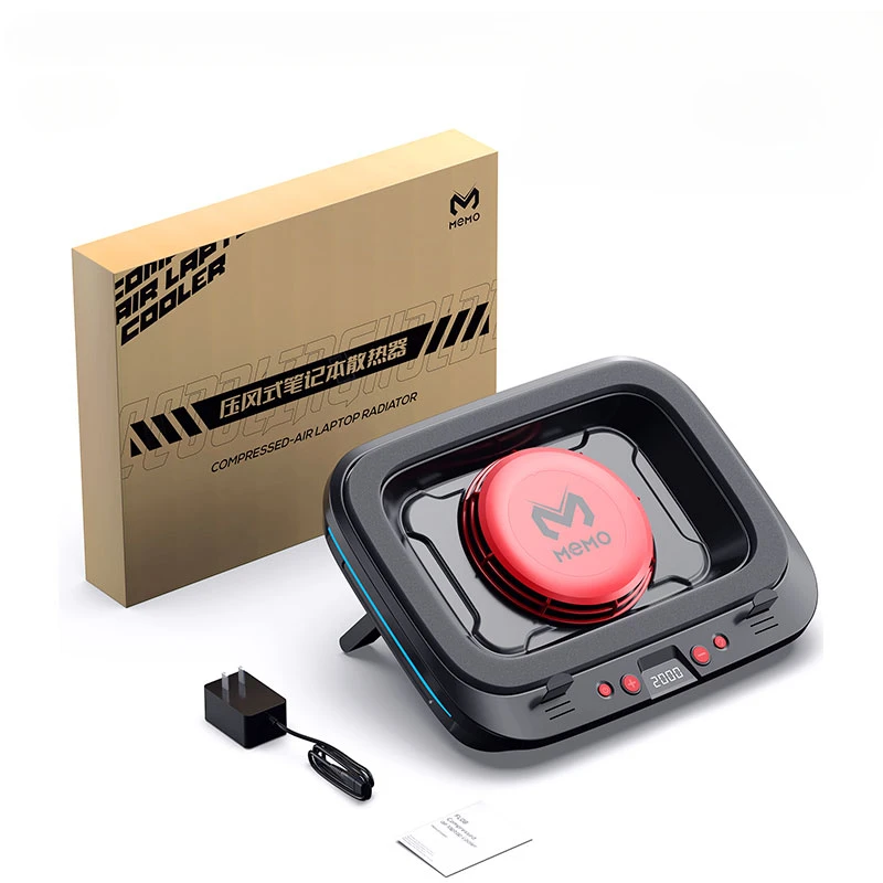 Memo-laptopkoeler met LED-disp - Laptop Cooling Pad recensie en prijs