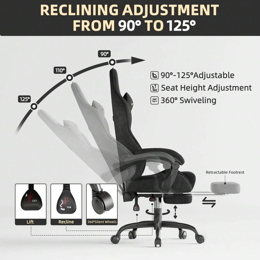 Gamingstoel met hoge rugleunin - Gaming Chair recensie en prijs