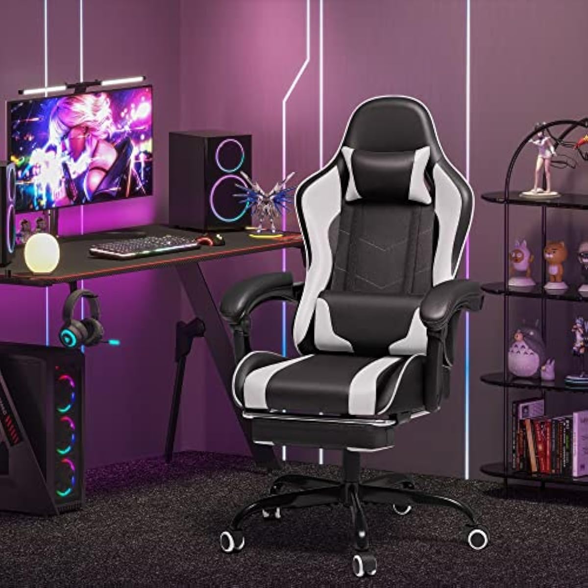 Gamingstoel met verstelbare ho - Gaming Chair Lumbar Pillow recensie en prijs