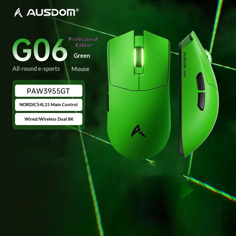 AUSDOM G06 Gamingmuis 8K PAW39 - Pc Gaming Valorant recensie en prijs