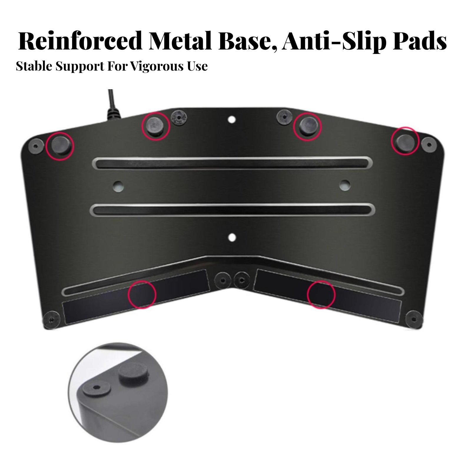USB-voetpedaal met metalen bas - Usb Foot Pedal Gaming recensie en prijs
