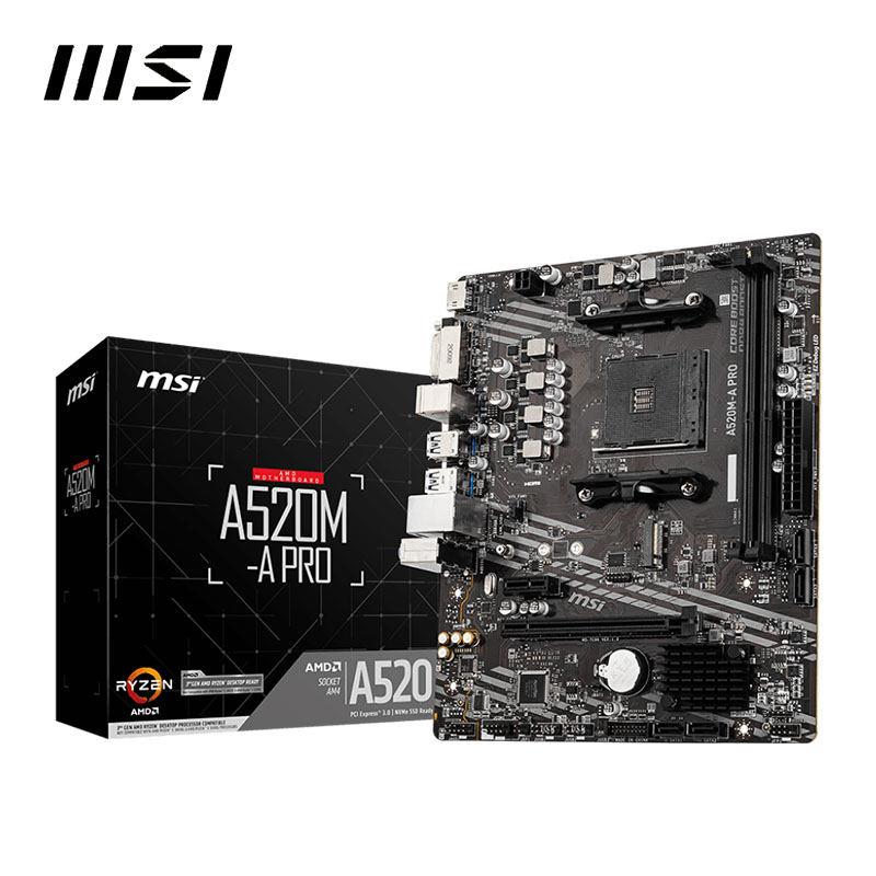 MSI A520M A PRO + AMD Ryzen 3  - Pc Gaming Set recensie en prijs