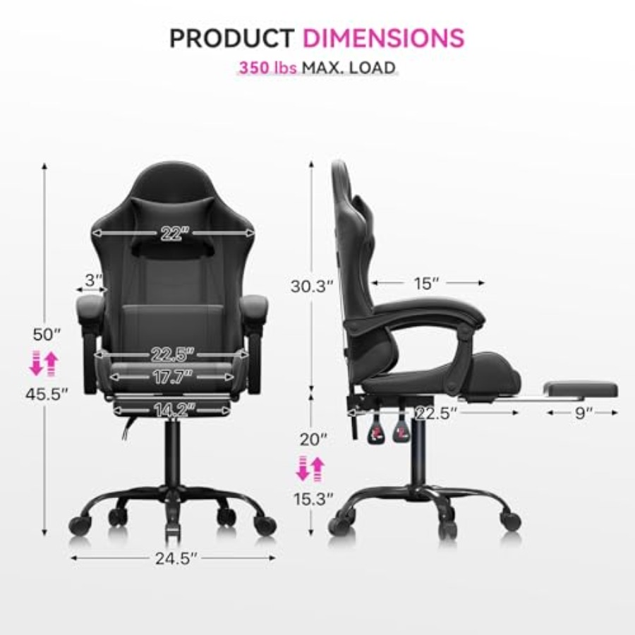 Gamingstoel voor thuiskantoor, - Gaming Chair recensie en prijs