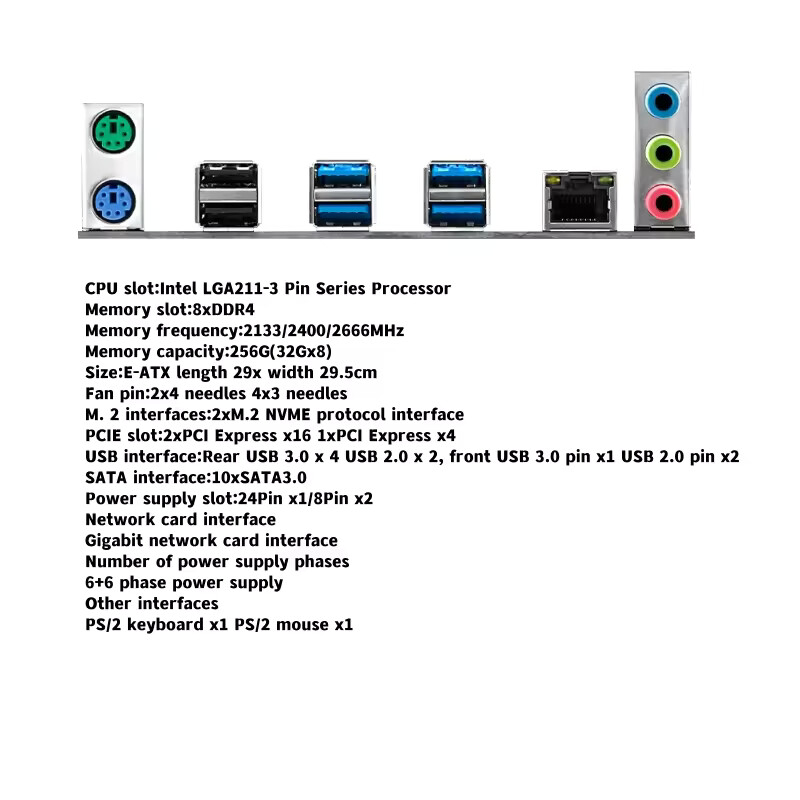 X99 Dual Moederbord CPU LGA 20 - Pc Gaming Xeon recensie en prijs