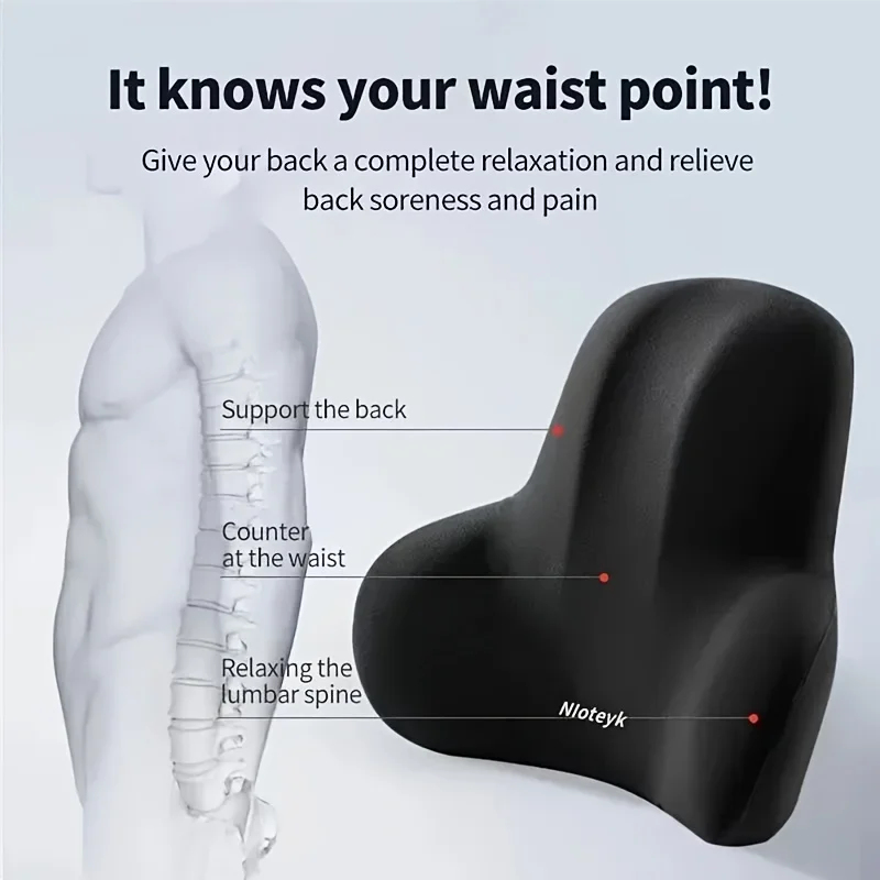 1Pc Memory Foam Lendensteunkus - Gaming Chair Lumbar Pillow recensie en prijs